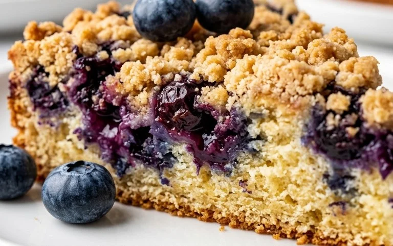 Heidelbeerkuchen mit Streusel