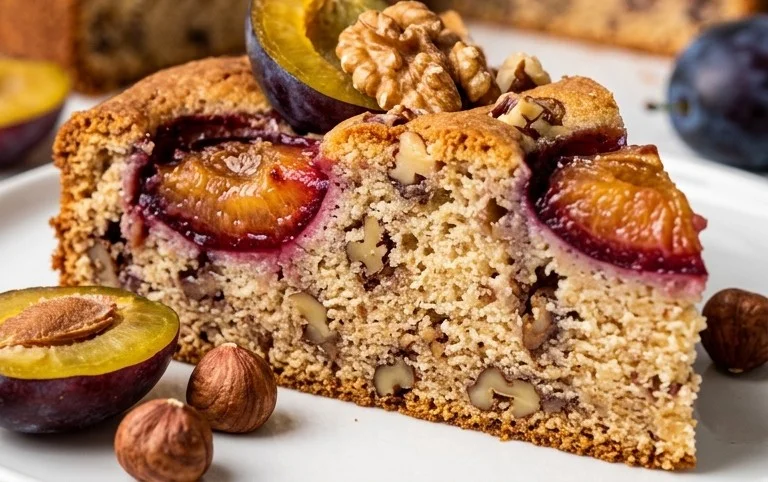 Zwetschgen-Nuss-Kuchen
