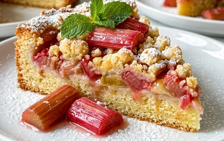 Endlich Rhabarbersaison: Unsere 3 besten Rhabarberkuchen Rezepte