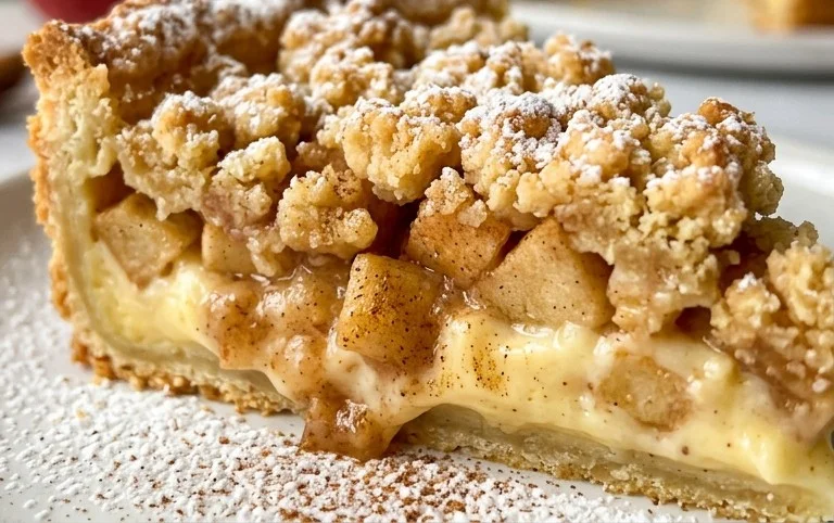 Apfelkuchen mit Vanillepudding Rezept: Du wirst nie einen anderen backen!