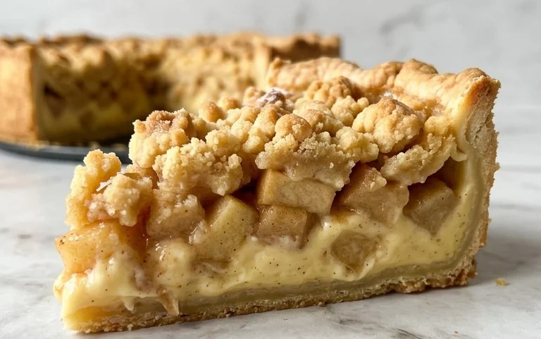 Apfelkuchen mit Vanillepudding: Einzigartig & Cremig