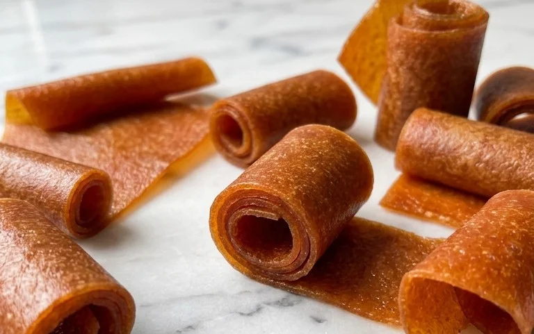 Homemade Dehydrator Peach Leather