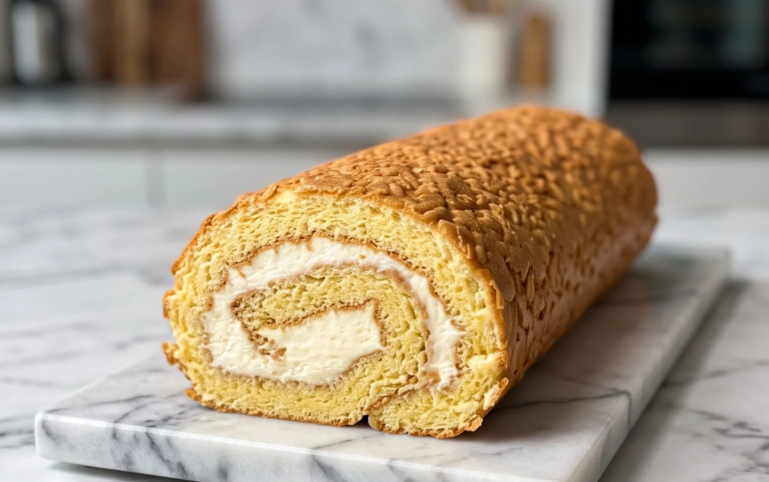 Bienenstich Biskuitrolle: Klassiker neu interpretiert
